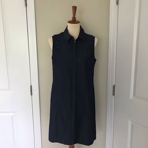 SOLD - Sandro Sportswear Denim Button Down  Dress